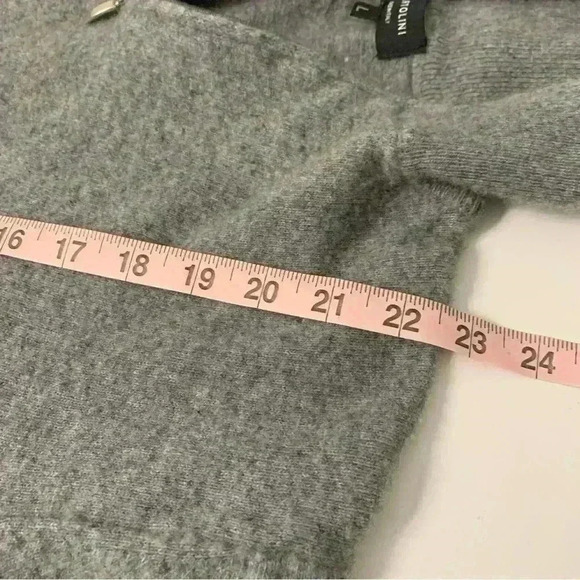 Bartolini Women’s Wool Cashmere Blend Half Zip Sweater Large - Picture 7 of 8